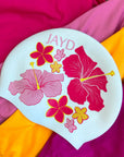 JAYD Swim Cap - Hibiscus Haven