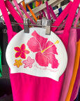 JAYD Swim Cap - Hibiscus Haven