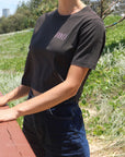 JAYD Cropped Tee - Charcoal