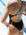 JAYD swimwear Lennox one piece swimsuit in cacao brown with contrasting olive green hip cut-outs and cross-over fixed back straps.